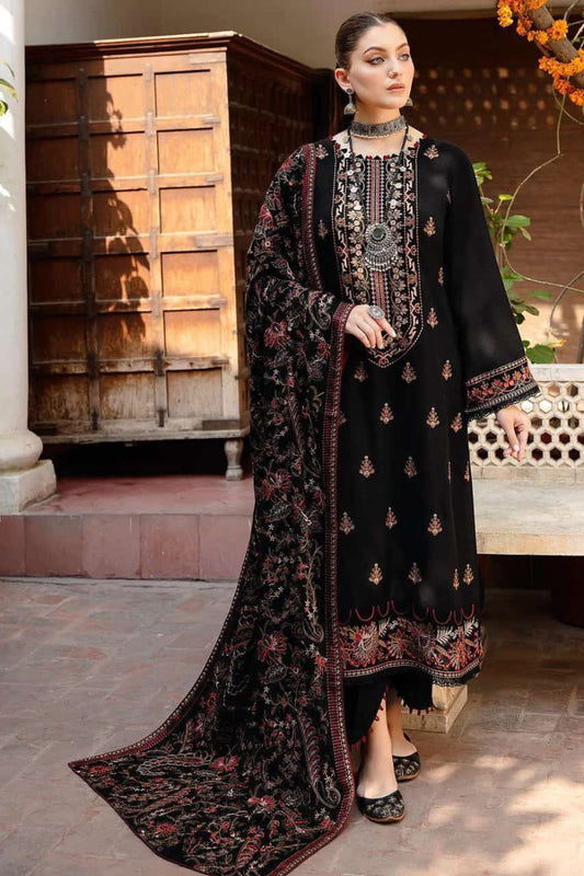 Women's Unstitched Embroidered Suit