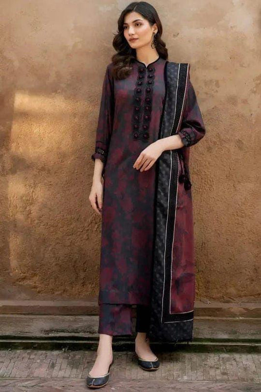 Women's Unstitched Printed Suit